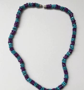 Chaquira Turquoise and Purple